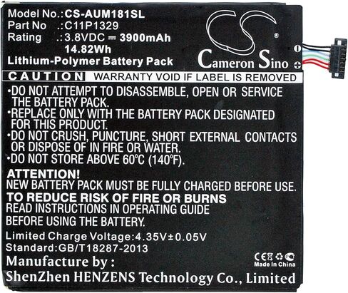 0B200-01020000, C11P1329, 3900mAh Battery Replacement for Asus AST21, FonePad 8 FE380C, FE380CG, FE8030CXG, FE8030CXG-1A002A, ME181C, Memo Pad 8, MeMO Pad 8 ME181C in Saudi Arabia