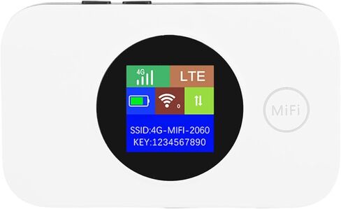 GOWENIC 4G LTE Mobile Hotspot, 150Mbps High Speed WiFi Router with SIM Card Slot for Smartphones Tablets Laptops, Support 10 Devices Simultaneously in Saudi Arabia