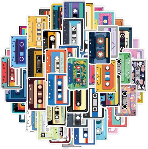 50Pcs Skateboard Stickers Skateboarding Waterproof Vinyl Decals for Water Bottles Laptop Luggage Cup Computer Mobile Phone Suitcase Teens Boys Girls (Skateboard) in Saudi Arabia