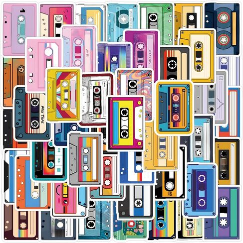 50Pcs Skateboard Stickers Skateboarding Waterproof Vinyl Decals for Water Bottles Laptop Luggage Cup Computer Mobile Phone Suitcase Teens Boys Girls (Skateboard) in Saudi Arabia