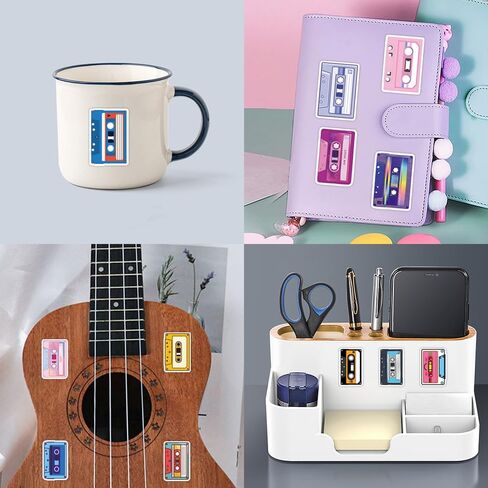50Pcs Skateboard Stickers Skateboarding Waterproof Vinyl Decals for Water Bottles Laptop Luggage Cup Computer Mobile Phone Suitcase Teens Boys Girls (Skateboard) in Saudi Arabia