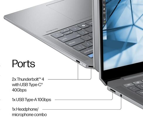 HP Omnibook Ultra Copilot+ PC Laptop 2024 14 "2.2K شاشة تعمل باللمس ، AMD Ryzen AI 9 HX 375 ، AMD Radeon 890M Graphics ، 32GB LPDDR5 ، 2TB SSD ، Backleit KB ، FP ، WI-FI ، 9MP IR AI Camera in Kuwait