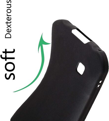 Case for Motorola Moto G Stylus 2021 (6.8"), with [ 1 x Tempered Glass Protective Film], KJYF Black Soft Silicone Protective Cover Bumper Shockproof Phone Case for Moto G Stylus 2021 - Marble in Saudi Arabia