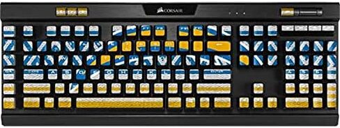 Skinit Skinit Skin Concervated مع K95 RGB Platinum Mechanical Gaming Keyboard - NFL Los Angeles Chargers Design Trailblazer in Saudi Arabia