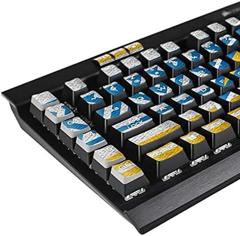 Skinit Skinit Skin Concervated مع K95 RGB Platinum Mechanical Gaming Keyboard - NFL Los Angeles Chargers Design Trailblazer in Saudi Arabia