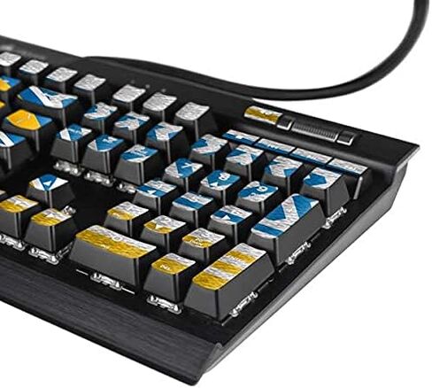 Skinit Skinit Skin Concervated مع K95 RGB Platinum Mechanical Gaming Keyboard - NFL Los Angeles Chargers Design Trailblazer in Saudi Arabia