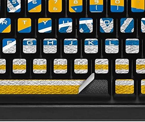 Skinit Skinit Skin Concervated مع K95 RGB Platinum Mechanical Gaming Keyboard - NFL Los Angeles Chargers Design Trailblazer in Saudi Arabia