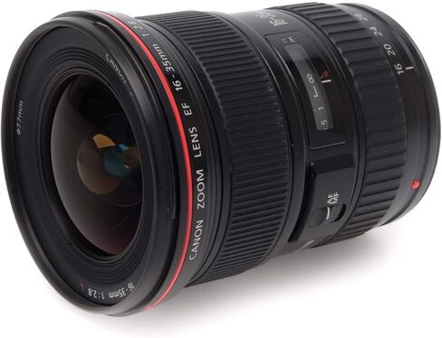 Canon EF 16-35mm F2.8L USM Ultra-Wide Lens for Canon SLR DSLR Cameras EF Full Frame Mount (متجددة) in Kuwait