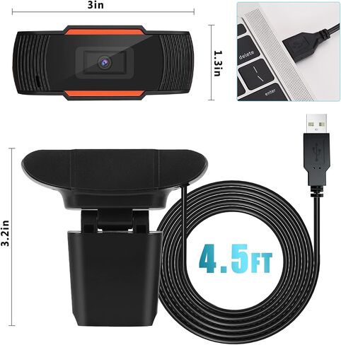 كاميرا ويب Urbanx Full HD 2K مع ميكروفون وغطاء للخصوص in Saudi Arabia