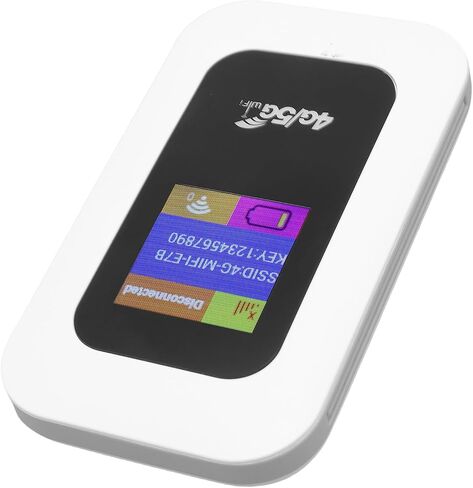 GOWENIC Portable WiFi Hotspot Device, 300Mbps High Speed 4G LTE Wireless Network Router with 2100mAh Battery, for Travel Camping Home in Saudi Arabia