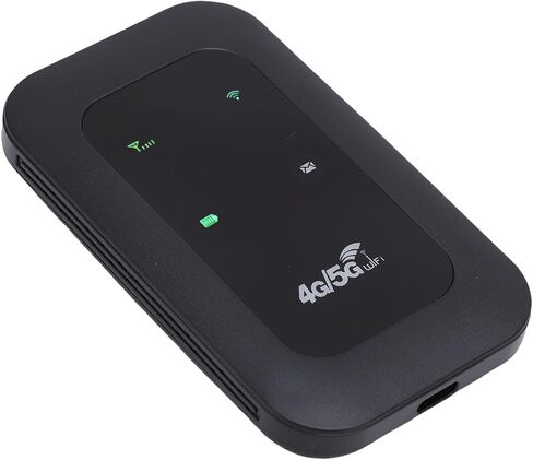 Pusokei 4G/5G Mobile Hotspot ، نقطة اتصال WiFi المحمولة مع فتحة بطاقة SIM ، جهاز توجيه 300 ميجابت في الثانية 4G LTE مع عرض LED ، جهاز Hotspot WiFi المحمول للسفر ، الأعمال in Kuwait
