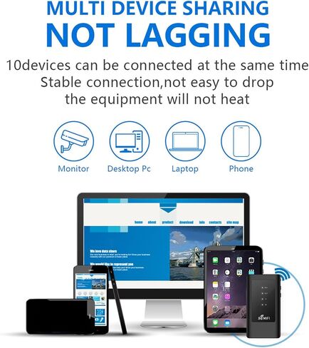 5G WIFI HOTSPOT TROUTER 2.77GBPS تنزيل السرعة IP54 in Kuwait