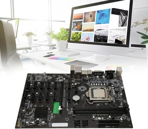 DDR4 Motherboard ، 8G Memory Multi Graphics PC SLOT Motherboard CPU SLOT لـ LGA 1151 ، PCIE 16X ، دعم VGA DVI USB منفذ in Saudi Arabia