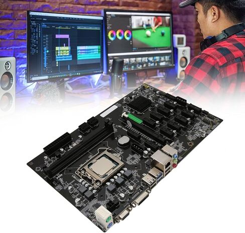 DDR4 Motherboard ، 8G Memory Multi Graphics PC SLOT Motherboard CPU SLOT لـ LGA 1151 ، PCIE 16X ، دعم VGA DVI USB منفذ in Saudi Arabia