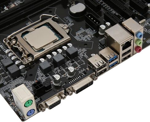 DDR4 Motherboard ، 8G Memory Multi Graphics PC SLOT Motherboard CPU SLOT لـ LGA 1151 ، PCIE 16X ، دعم VGA DVI USB منفذ in Saudi Arabia
