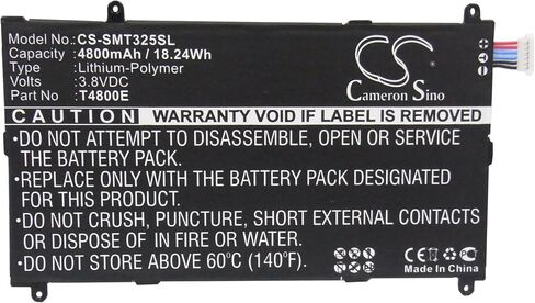 T4800E, 4800mAh Battery Replacement for Samsung Galaxy TabPRO 8.4, Galaxy TabPRO 8.4 LTE-A, SM-T320, SM-T321, SM-T325, SM-T327A in Saudi Arabia