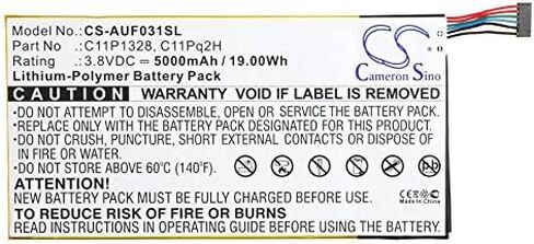 0B200-00980000M ، C11P1328 ، C11PQ2H ، 5000MAH استبدال البطارية لـ ASUS TRANSPLER TF103CG ، TF103CG-1A012A ، TF103CG-1A021A ، TF103CG-1A060A ، TF103CG-1B022A in Saudi Arabia
