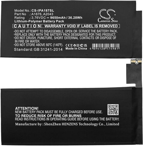 A1876 ، A2043 ، 9650mAh phundy phundy for Aapple A1876 ، A1895 ، A1983 ، A2014 ، A2069 ، A2229 ، A2232 ، A2233 ، 1PAD PRO 12.9 3rd Gen ، 1PAD Pro 12.9 4th in Saudi Arabia