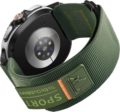 متوافق مع Samsung Galaxy Watch Ultra 47mm Band 2025/2024 ، معصم حزام منسوج من النايلون المنسوجة من النايلون. in Saudi Arabia