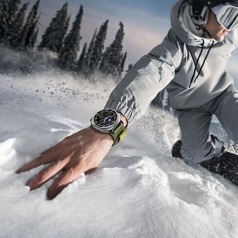 متوافق مع Samsung Galaxy Watch Ultra 47mm Band 2025/2024 ، معصم حزام منسوج من النايلون المنسوجة من النايلون. in Saudi Arabia