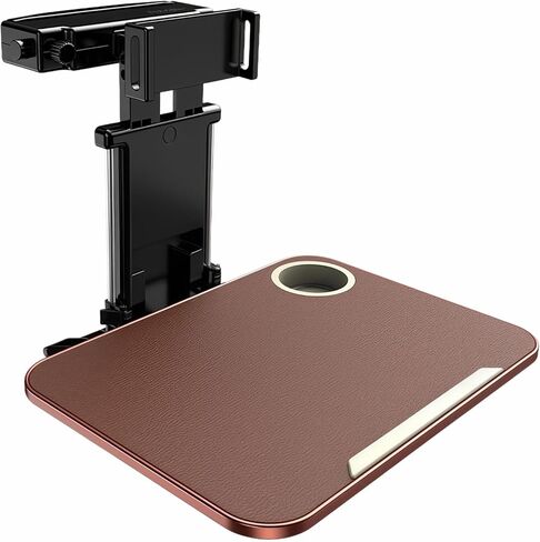 Car Desk for Laptop for Honda Accord 2018–2022, Foldable Back Seat Tray Table, Multifunctional Tablet Holder Stand, Vehicles Cup Mount Desk Organizer, Car Accessories,Brown-pad Holder in Saudi Arabia
