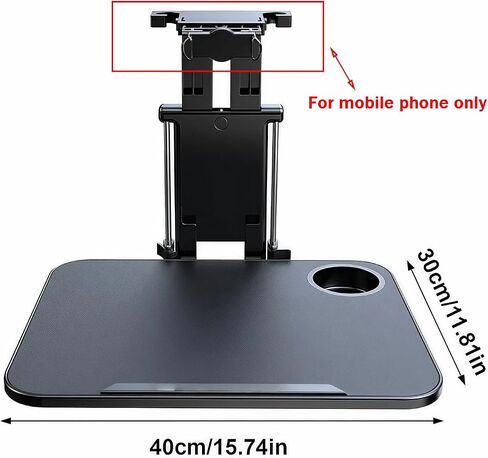 Car Desk for Laptop for Land Rover Discovery Sport 2020-2025, Foldable Back Seat Tray Table, Multifunctional Tablet Holder Stand, Vehicles Cup Mount Desk Organizer, Car Accessories in Saudi Arabia