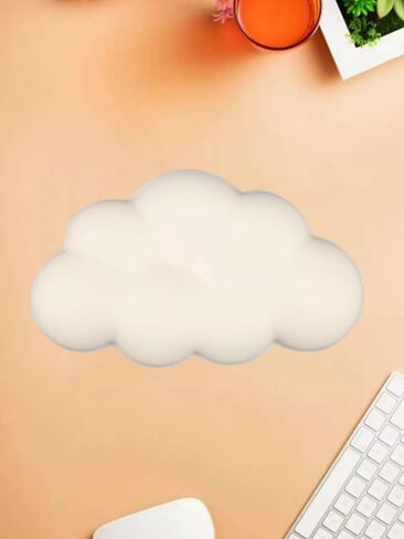 Hand Protection Cloud Mouse Pad and Keyboard Wrist Rest with Wrist Support Silicone Keyboard Hand Rest Pad V Blue in Saudi Arabia