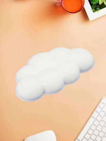 Hand Protection Cloud Mouse Pad and Keyboard Wrist Rest with Wrist Support Silicone Keyboard Hand Rest Pad V Blue in Saudi Arabia