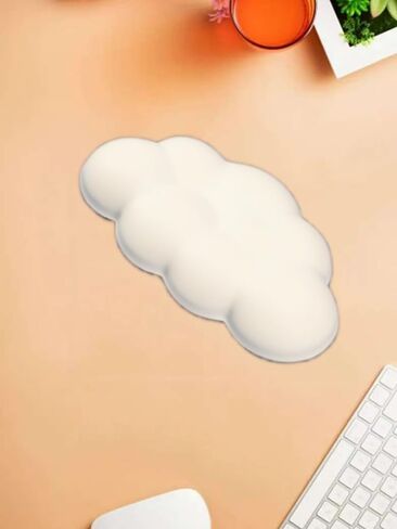 Hand Protection Cloud Mouse Pad and Keyboard Wrist Rest with Wrist Support Silicone Keyboard Hand Rest Pad V Blue in Saudi Arabia