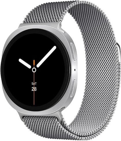 مشاهدة نطاقات متوافقة مع Samsung Galaxy Watch 8 40mm/44mm/Classic 46mm 2025 ، Magnetic Loop Mesh Mele in Saudi Arabia