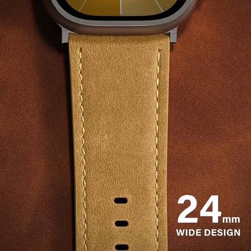 نطاقات جلدية نطاقات متوافقة مع Apple Watch Ultra 2 Band 49mm 46mm 45mm 44mm 42mm (سلسلة 3/2/1) للنساء للرجال ، حزام بديل للجلد الأصلي لـ IWatch Ultra SE 10 9 8 7 6 5 4 in Kuwait