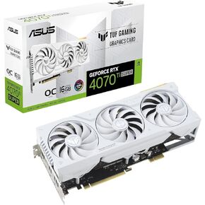ASUS TUF Gaming GeForce RTX™ 4070 Ti Super BTF White OC Edition Gaming Graphics Card (PCIe 4.0, 16GB GDDR6X, Exclusive to BTF ATX Motherboards in Kuwait