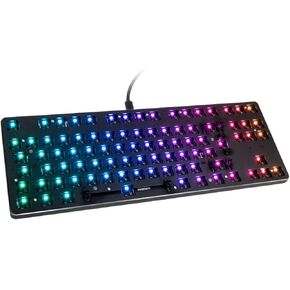Glorious GMMK Modular Mechanical Gaming Keyboard ISO Layout- RGB LED Backlit, Brown Switches, Hot Swap Switches (Black) (Tenkeyless) in Kuwait