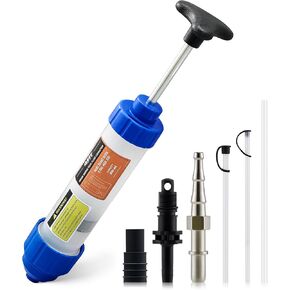 Orion Motor Tech Oil Extractor Pump, 200mL Manual Fluid Extractor for Power Steering Transmission Gear Oil & Brake Fluid Transfers, Auto Syringe Pump for ATV Boat Automotive with Flexible Hoses, Green in Kuwait