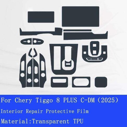 فيلم التنقل في CAR GPS ، لـ Chery Tiggo 8 Plus C-DM 2025 LECD LCD Screen Air TPU Protection Protector Decoration Decoration Decoration in Saudi Arabia