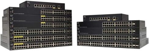 Cisco Certified SF300-24PP-K9-NA | PORT 10/100 POE MAGNING SWITCH مع الوصلات الصاعدة GIGABIT | تم إعادة تصنيع الضمان المحدود للأعمال التجارية الصغيرة {SF300-24PP-K9NA-RF in Kuwait