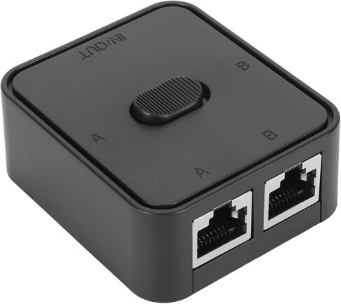 2 Port Gigabit Network Switch 10 100 1000Mbps 2 in 1 Out 1 in 2 Out Poe Extender Switch RJ45 Swinctor Switch for Cat 6 Desktop Ethernet Flitter in Saudi Arabia