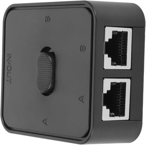 2 Port Gigabit Network Switch 10 100 1000Mbps 2 in 1 Out 1 in 2 Out Poe Extender Switch RJ45 Swinctor Switch for Cat 6 Desktop Ethernet Flitter in Saudi Arabia