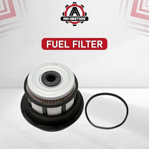 فلتر الوقود البديل - متوافق مع سيارات فورد - 2008-2010 F250، F350، F450، F550 Super Duty - يستبدل FD4617، 3C346731AA - 6.4L باور ستروك وعاء الوقود العلوي ومصفاة مضخة الرفع السفلي in Kuwait