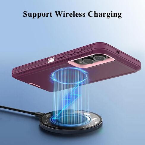 Mmhuo لـ Galaxy S25 Edge Case ، 3 طبقات من الدرجة العسكرية ، حماية كاملة من الجسم ، [بدون واقي الشاشة] in Kuwait