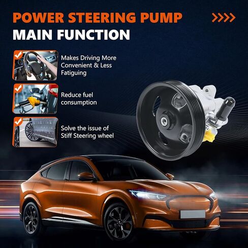 مضخة توجيه كهربائية 20-38771 تناسب شيروكي 1996-2001، 1997-2023 XJ رانجلر مضخة مساعدة الطاقة، استبدال OE 86-00274، RL087871AE، AD55-7140 in Kuwait