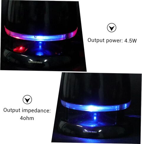 Artibetter Mini Multimedia Speaker USB ومصابيح LED مصابيح LED أسود وأزرق لتصميم أجهزة الكمبيوتر المحمولة وأجهزة الكمبيوتر المكتبية المتوافقة in Kuwait