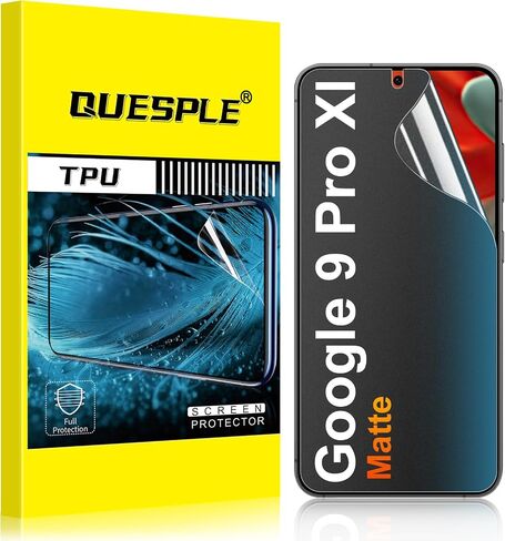 2 Pack for Google Pixel 9 Pro XL Matte Screen Protector [Not Glass], HD Clear, Anti-Scratch, Anti-Glare, Support Fingerprint Unlock in Saudi Arabia
