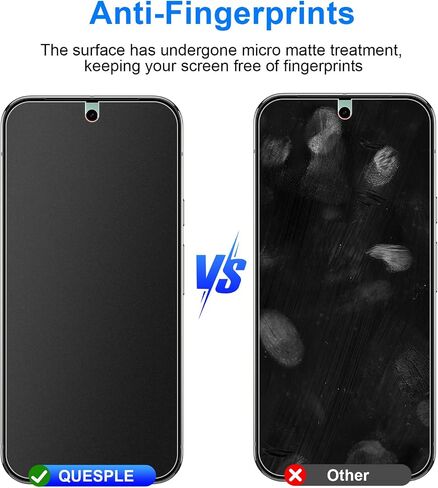 2 Pack for Google Pixel 9 Pro XL Matte Screen Protector [Not Glass], HD Clear, Anti-Scratch, Anti-Glare, Support Fingerprint Unlock in Saudi Arabia