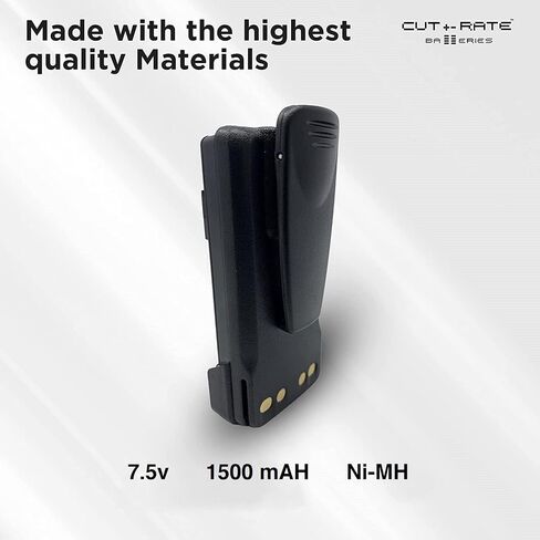 بطارية متوافقة مع Motorola Mototrbo XPR 3300E Radio - 7.5V 1500 Mah Ni -MH in Saudi Arabia
