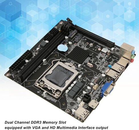سطح المكتب اللوحة الأم LGA1155 قناة مزدوجة قناة DDR3 42.0 M.2 NVME PCIE 2.0 X16 VGA HD OUTPUT ITX Mother in Kuwait
