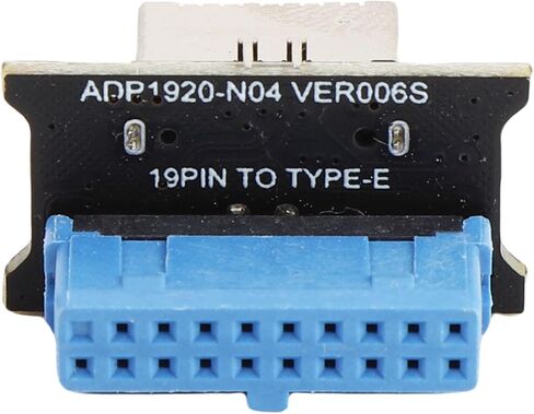 USB 3.0 الأمامي 19pin إلى 3.2 من النوع C محول رأس اللوحة الأمامية نوع E ، مزامنة بسرعة 5 جيجابت في الثانية مع أجهزة USB C ، مضغوطة ودائمة لنقل البيانات in Kuwait