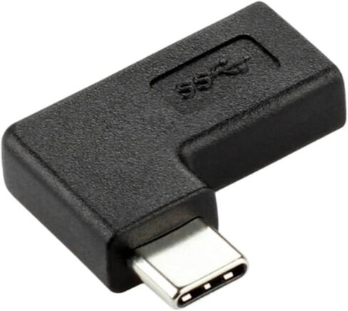 10pcs/Lot LIT RIGHT الزاوية 90 درجة USB-C USB 3.1 TYPE-C MALE إلى محول تمديد الإناث للكمبيوتر المحمول والكمبيوتر اللوحي in Saudi Arabia