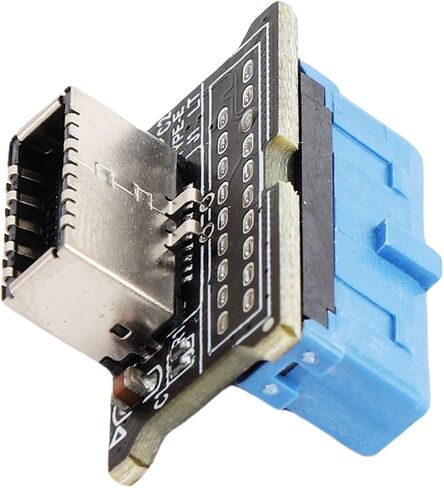 USB 3.0 الأمامي 19pin إلى 3.2 من النوع C محول رأس اللوحة الأمامية نوع E ، مزامنة بسرعة 5 جيجابت في الثانية مع أجهزة USB C ، مضغوطة ودائمة لنقل البيانات in Kuwait