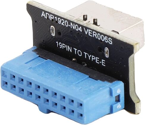 USB 3.0 الأمامي 19pin إلى 3.2 من النوع C محول رأس اللوحة الأمامية نوع E ، مزامنة بسرعة 5 جيجابت في الثانية مع أجهزة USB C ، مضغوطة ودائمة لنقل البيانات in Kuwait